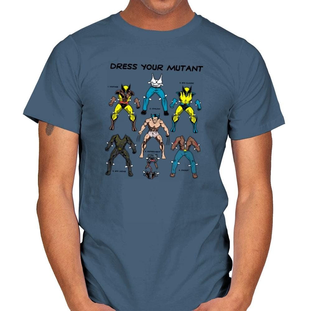 Dress Your Mutant Exclusive - Mens T-Shirts RIPT Apparel Small / Indigo Blue