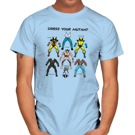 Dress Your Mutant Exclusive - Mens T-Shirts RIPT Apparel Small / Light Blue