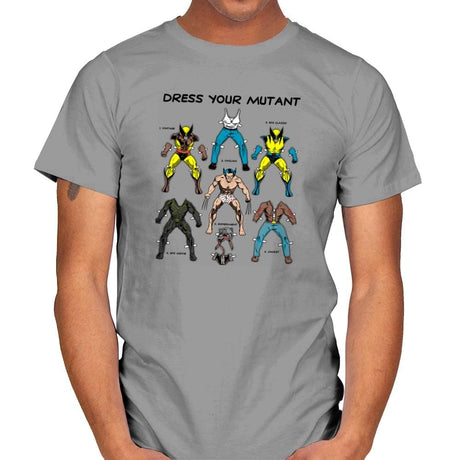 Dress Your Mutant Exclusive - Mens T-Shirts RIPT Apparel Small / Sport Grey
