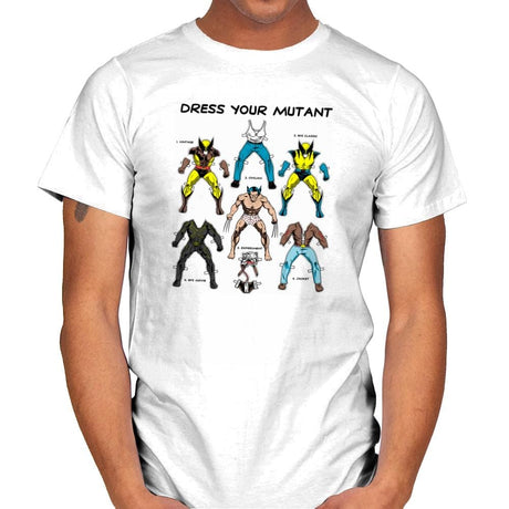 Dress Your Mutant Exclusive - Mens T-Shirts RIPT Apparel Small / White