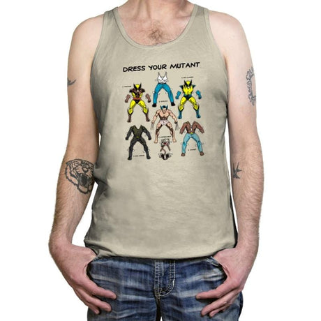 Dress Your Mutant Exclusive - Tanktop Tanktop RIPT Apparel X-Small / Oatmeal Triblend