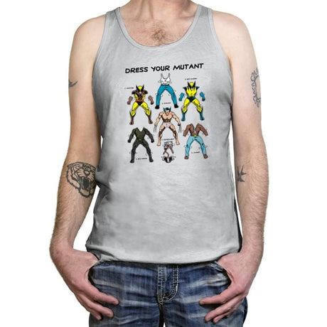 Dress Your Mutant Exclusive - Tanktop Tanktop RIPT Apparel X-Small / Silver