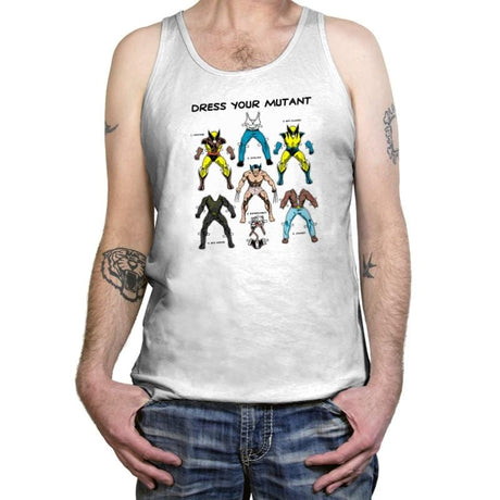 Dress Your Mutant Exclusive - Tanktop Tanktop RIPT Apparel X-Small / White
