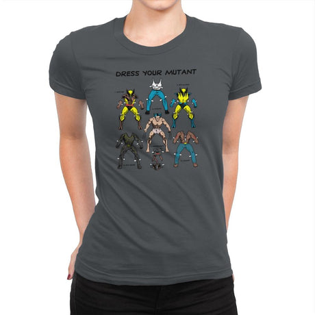 Dress Your Mutant Exclusive - Womens Premium T-Shirts RIPT Apparel Small / Heavy Metal