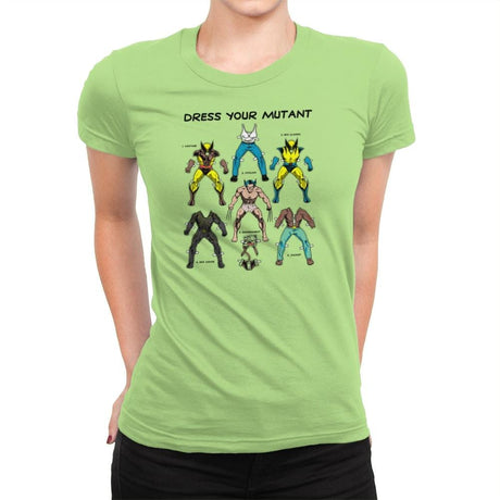 Dress Your Mutant Exclusive - Womens Premium T-Shirts RIPT Apparel Small / Mint
