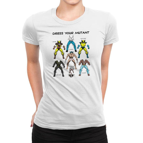Dress Your Mutant Exclusive - Womens Premium T-Shirts RIPT Apparel Small / White