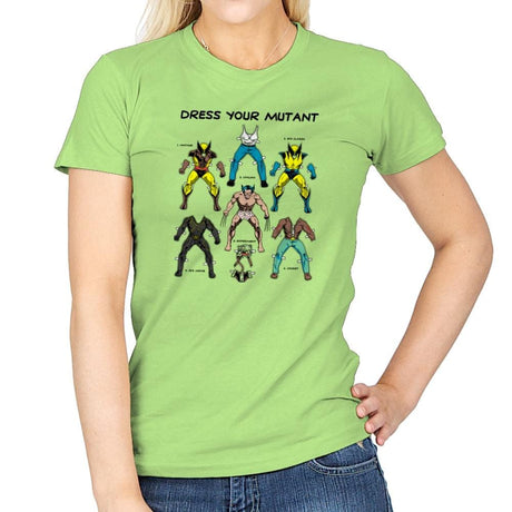 Dress Your Mutant Exclusive - Womens T-Shirts RIPT Apparel Small / Mint Green