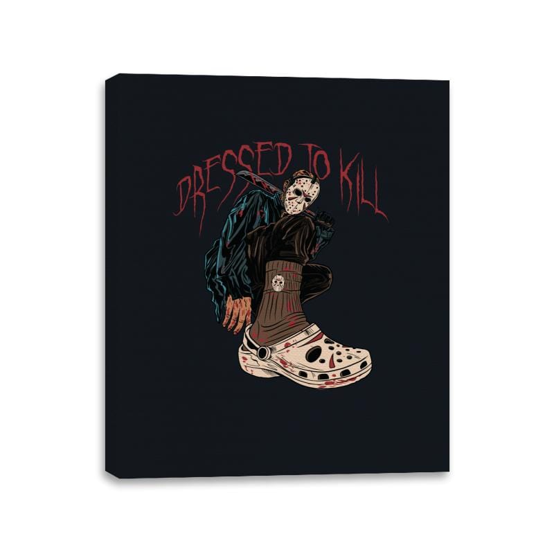 Dressed to Kill - Canvas Wraps Canvas Wraps RIPT Apparel 11x14 / Black