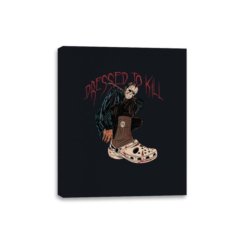 Dressed to Kill - Canvas Wraps Canvas Wraps RIPT Apparel 8x10 / Black