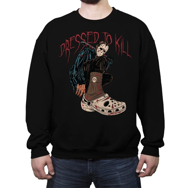Dressed to Kill - Crew Neck Sweatshirt Crew Neck Sweatshirt RIPT Apparel Small / Black