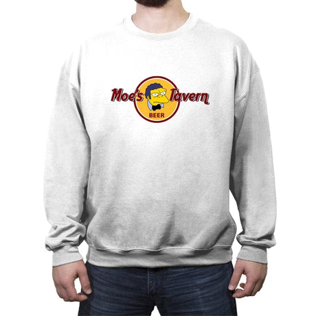 Drink Beer!!! - Crew Neck Sweatshirt Crew Neck Sweatshirt RIPT Apparel Small / White