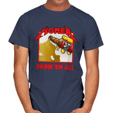 Drink 'Em All - Mens T-Shirts RIPT Apparel Small / Navy