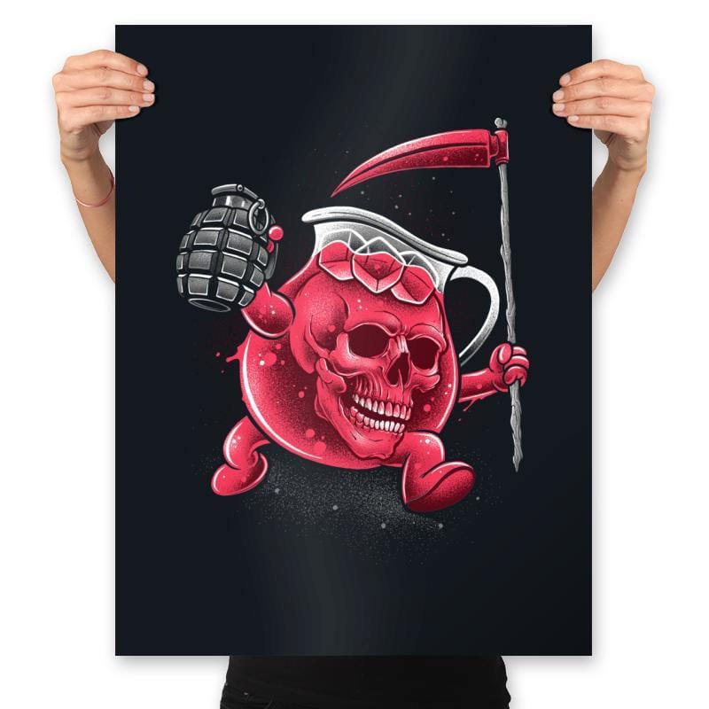 Drink of Death - Prints Posters RIPT Apparel 18x24 / Black
