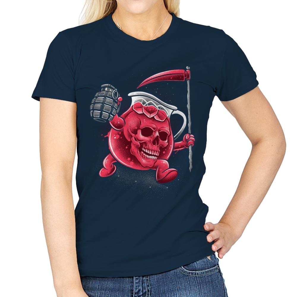Drink of Death - Womens T-Shirts RIPT Apparel Small / Navy