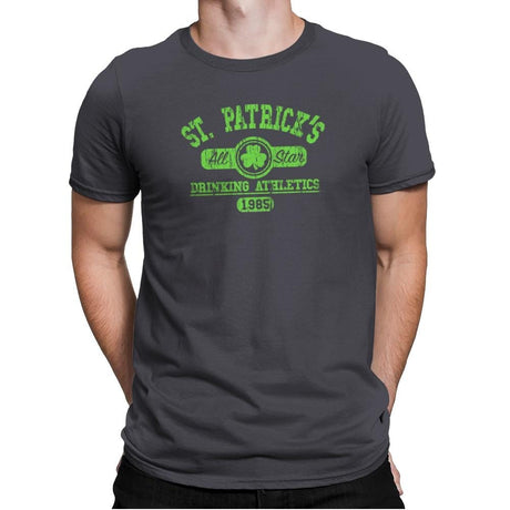 Drinking Athletics Exclusive - Mens Premium T-Shirts RIPT Apparel Small / Heavy Metal