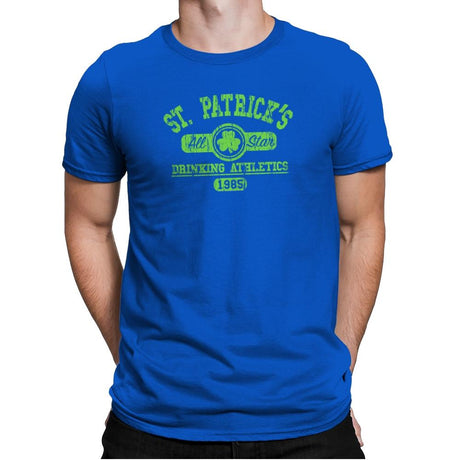 Drinking Athletics Exclusive - Mens Premium T-Shirts RIPT Apparel Small / Royal