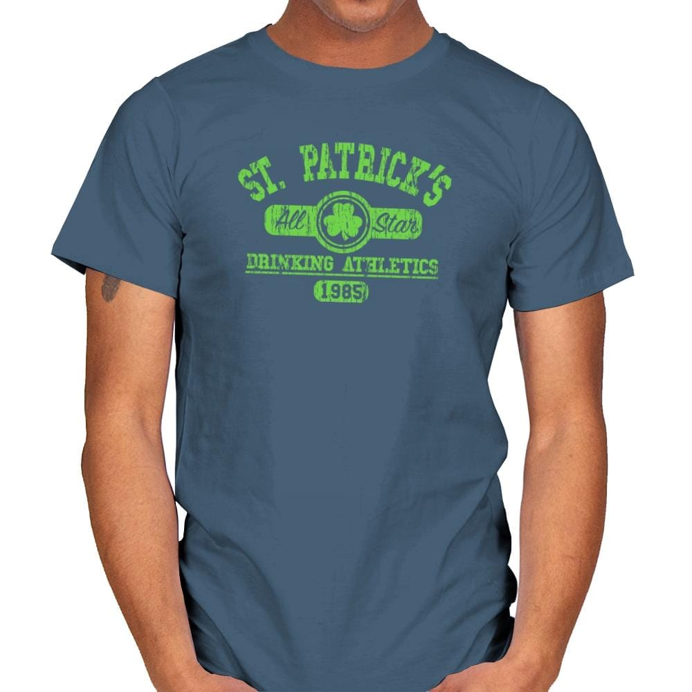 Drinking Athletics Exclusive - Mens T-Shirts RIPT Apparel Small / Indigo Blue