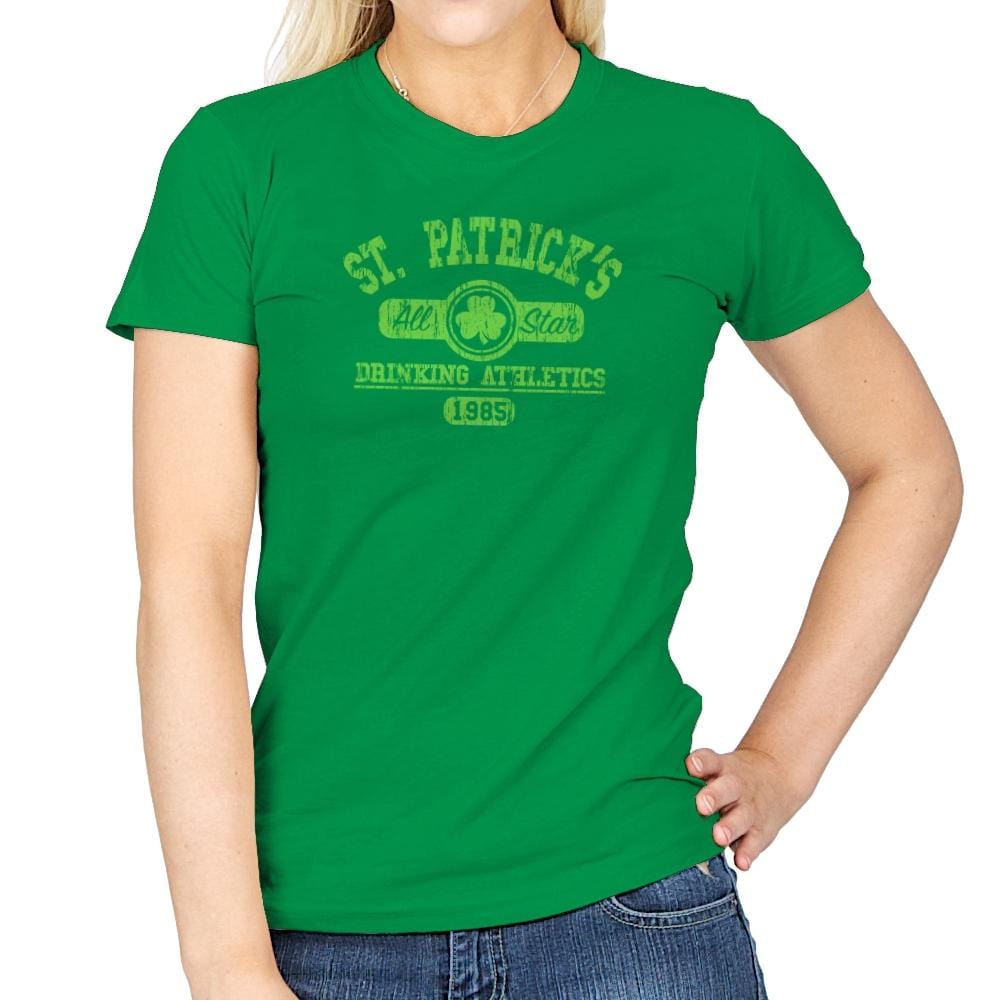 Drinking Athletics Exclusive - Womens T-Shirts RIPT Apparel Small / Irish Green