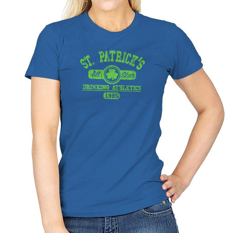 Drinking Athletics Exclusive - Womens T-Shirts RIPT Apparel Small / Royal