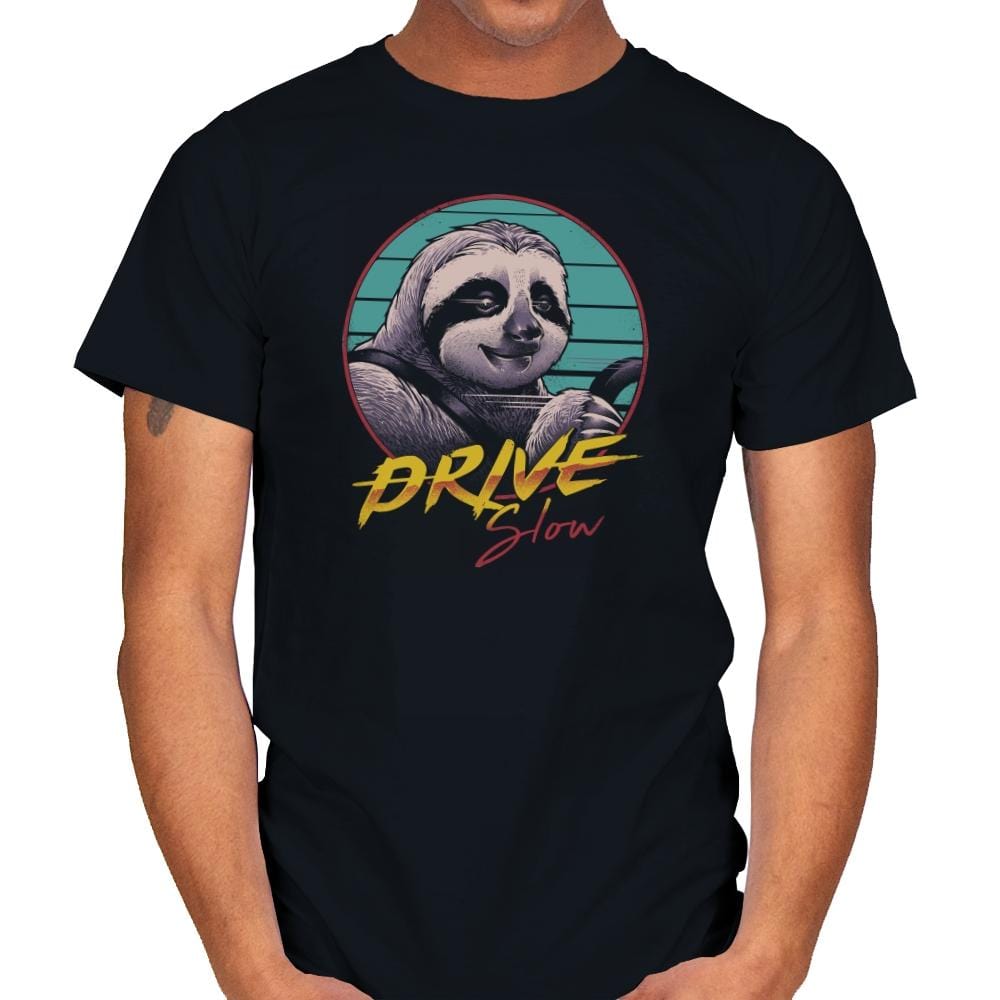 Drive Slow - Mens T-Shirts RIPT Apparel Small / Black
