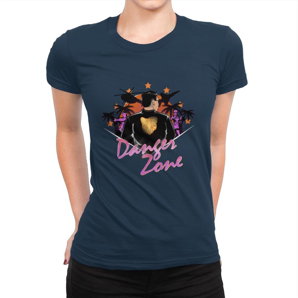 Drive to the Danger Zone! - Best Seller - Womens Premium T-Shirts RIPT Apparel Small / Midnight Navy