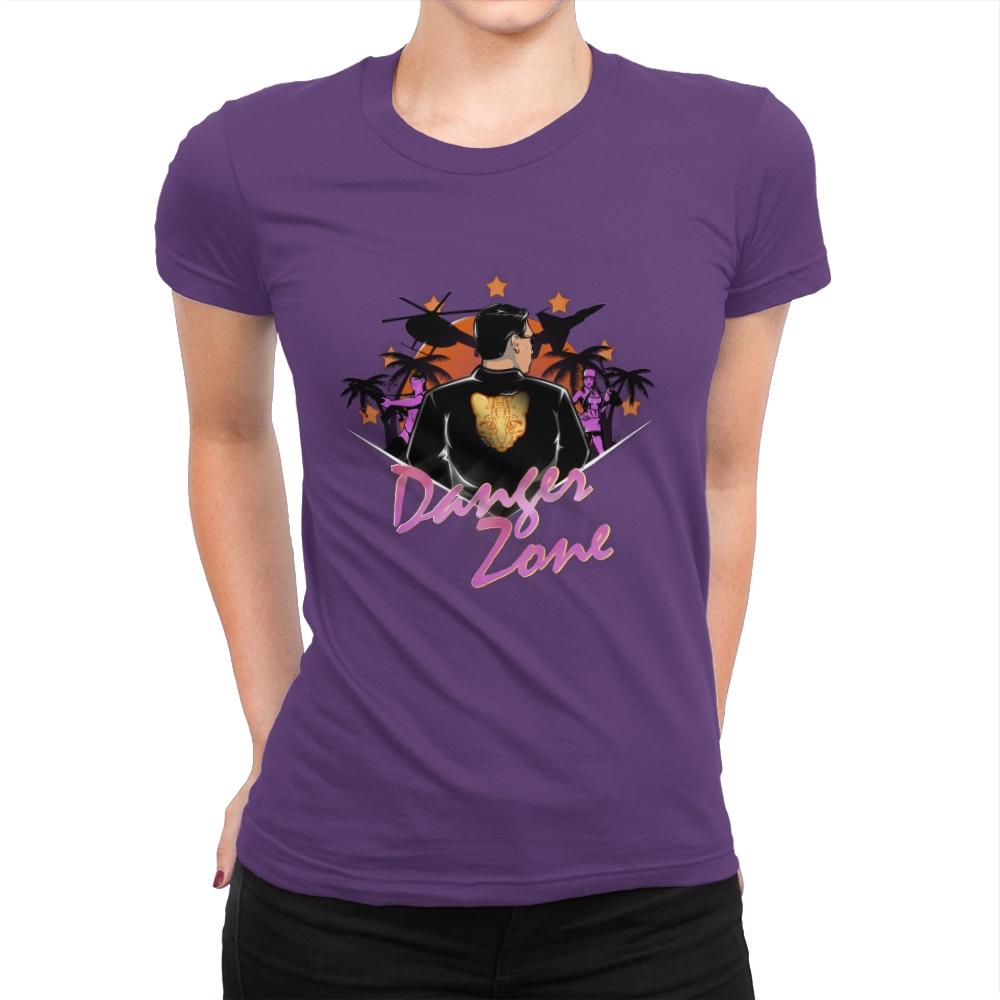Drive to the Danger Zone! - Best Seller - Womens Premium T-Shirts RIPT Apparel Small / Purple Rush