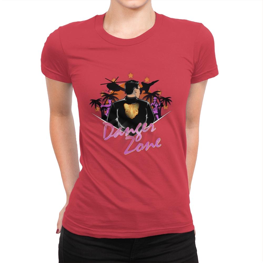Drive to the Danger Zone! - Best Seller - Womens Premium T-Shirts RIPT Apparel Small / Red