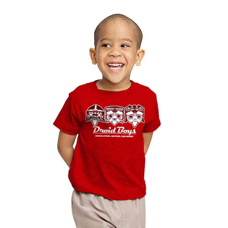 Droid Boys - Youth T-Shirts RIPT Apparel X-small / Red