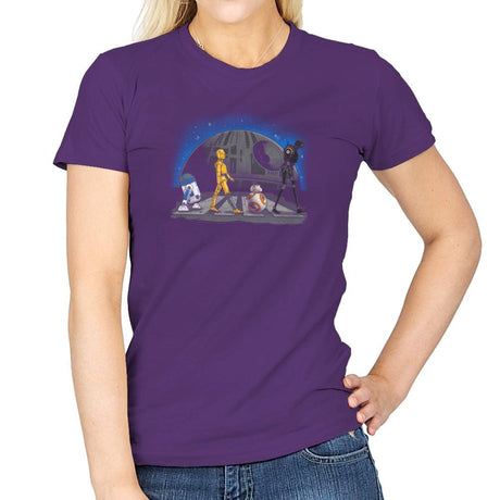 Droid Road Exclusive - Womens T-Shirts RIPT Apparel Small / Purple