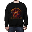 Drums Make Me Happy - Crew Neck Sweatshirt Crew Neck Sweatshirt RIPT Apparel Small / Black