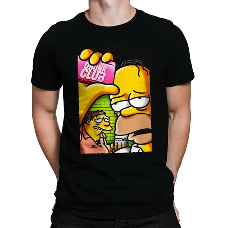 Drunk Club - Mens Premium T-Shirts RIPT Apparel Small / Black