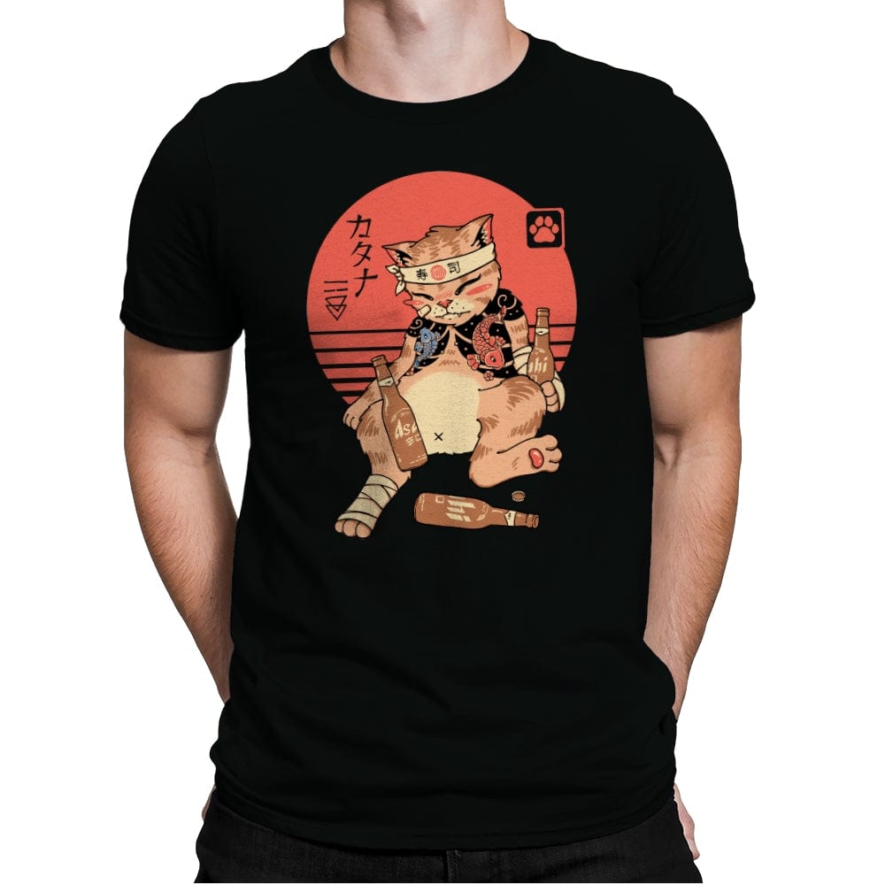 Drunken Catana - Mens Premium T-Shirts RIPT Apparel Small / Black