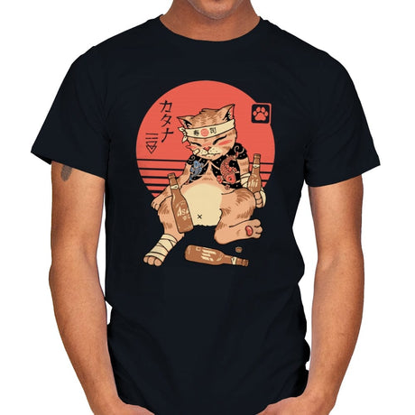 Drunken Catana - Mens T-Shirts RIPT Apparel Small / Black