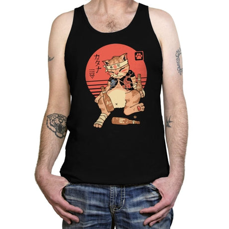 Drunken Catana - Tanktop Tanktop RIPT Apparel X-Small / Black