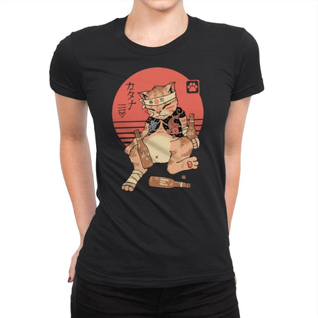 Drunken Catana - Womens Premium T-Shirts RIPT Apparel Small / Black