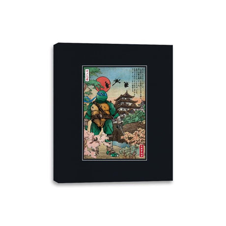 Dual Katana in Japan - Canvas Wraps Canvas Wraps RIPT Apparel 8x10 / Black