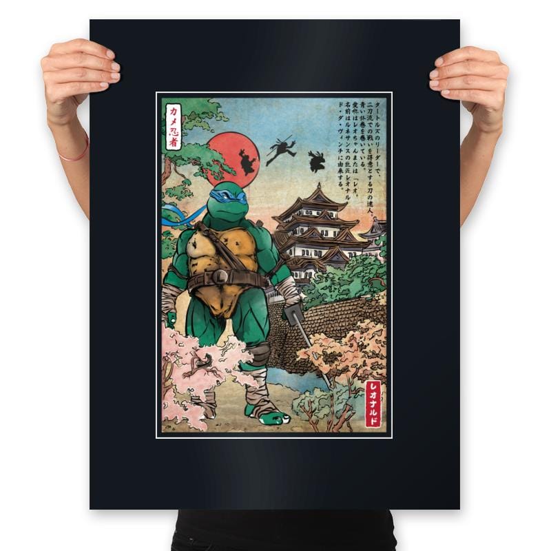 Dual Katana in Japan - Prints Posters RIPT Apparel 18x24 / Black