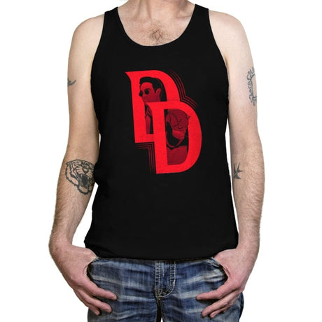 Duality of Justice - Tanktop Tanktop RIPT Apparel X-Small / Black