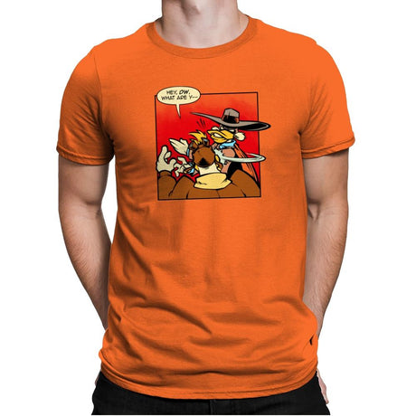Duck Slap! Exclusive - Mens Premium T-Shirts RIPT Apparel Small / Classic Orange