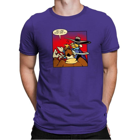 Duck Slap! Exclusive - Mens Premium T-Shirts RIPT Apparel Small / Purple Rush