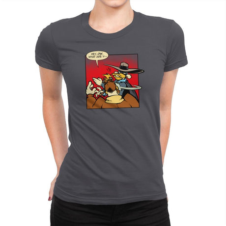 Duck Slap! Exclusive - Womens Premium T-Shirts RIPT Apparel Small / Heavy Metal