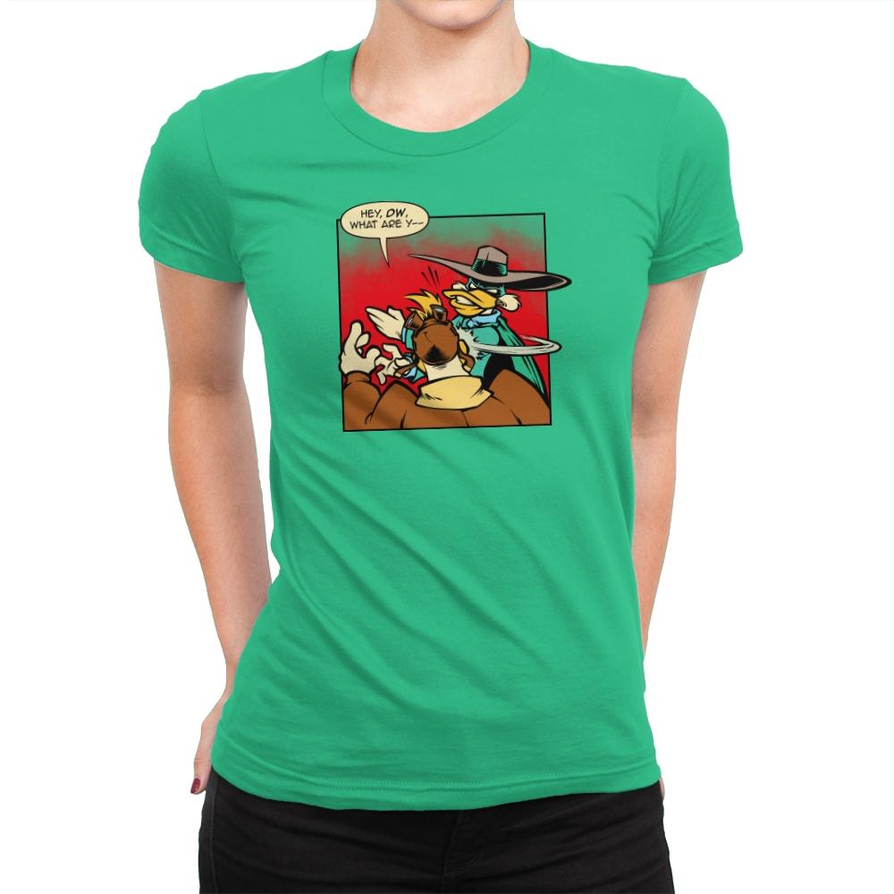 Duck Slap! Exclusive - Womens Premium T-Shirts RIPT Apparel Small / Kelly Green
