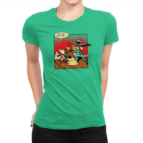 Duck Slap! Exclusive - Womens Premium T-Shirts RIPT Apparel Small / Kelly Green