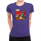 Duck Slap! Exclusive - Womens Premium T-Shirts RIPT Apparel Small / Purple Rush