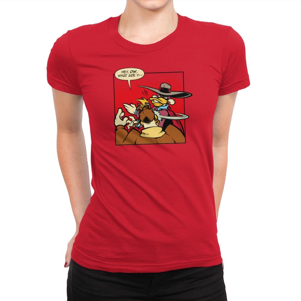 Duck Slap! Exclusive - Womens Premium T-Shirts RIPT Apparel Small / Red