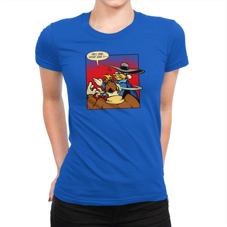 Duck Slap! Exclusive - Womens Premium T-Shirts RIPT Apparel Small / Royal