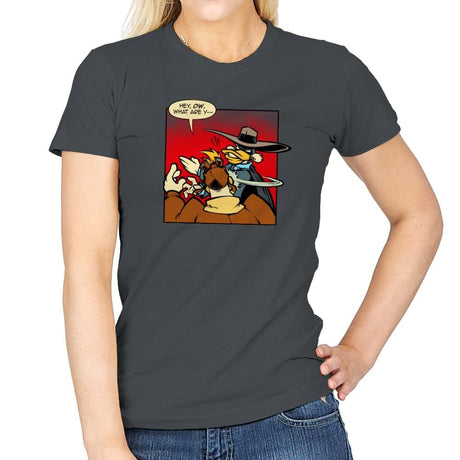 Duck Slap! Exclusive - Womens T-Shirts RIPT Apparel Small / Charcoal