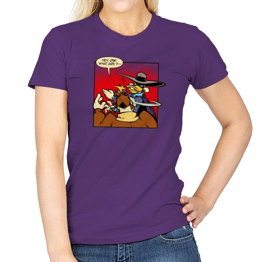 Duck Slap! Exclusive - Womens T-Shirts RIPT Apparel Small / Purple