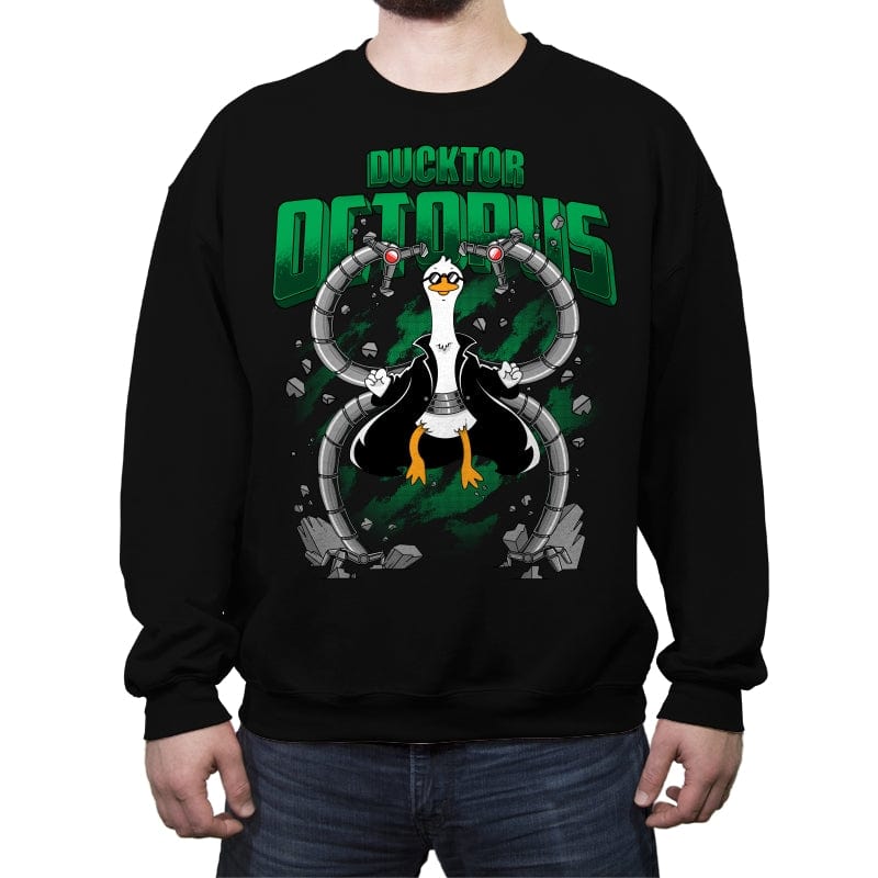 Ductor Octopus - Crew Neck Sweatshirt Crew Neck Sweatshirt RIPT Apparel Small / Black