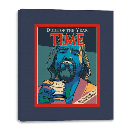 Dude of the Year - Canvas Wraps Canvas Wraps RIPT Apparel 16x20 / Navy